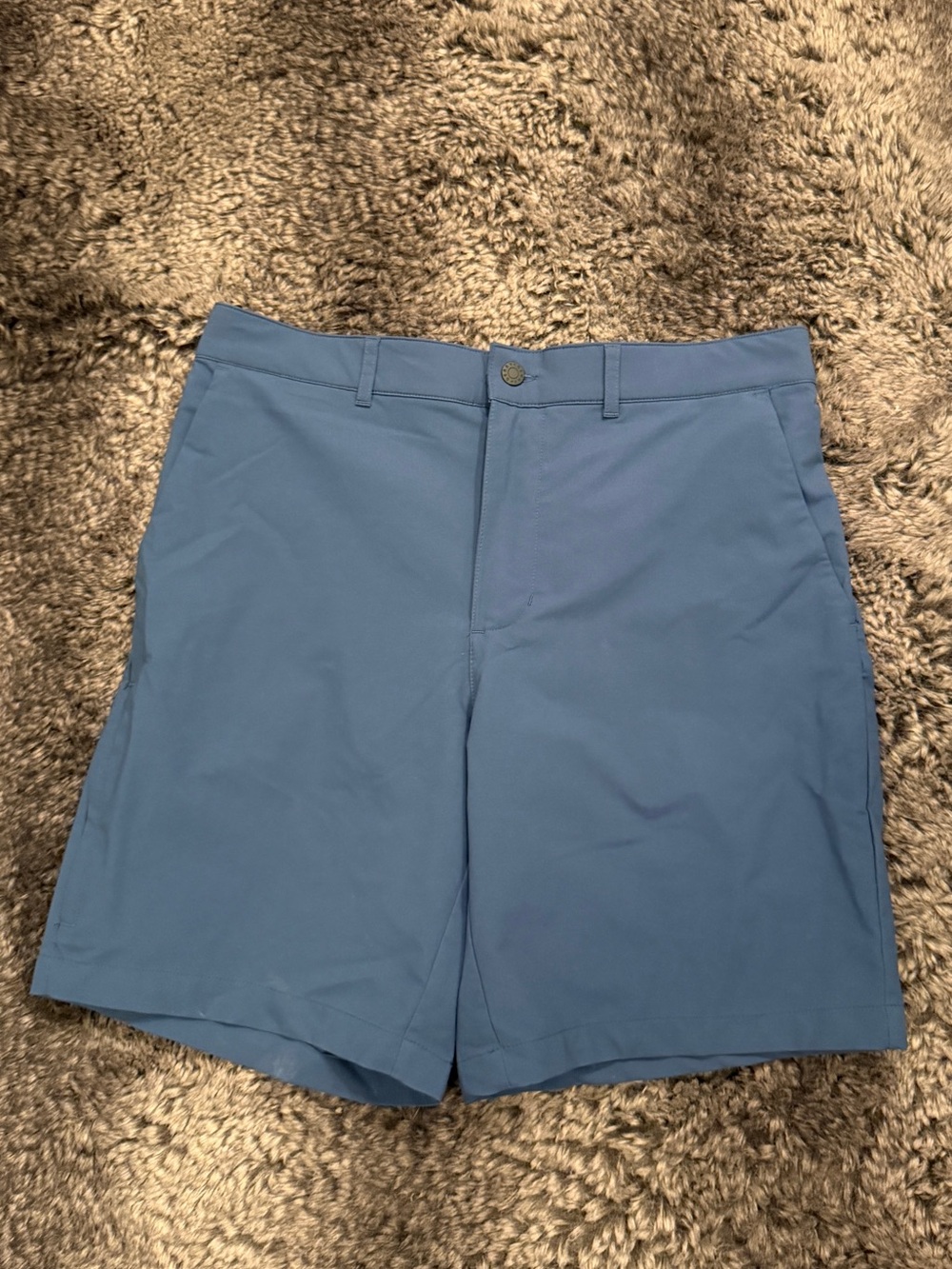 Gerry Weber Steel Blue Flat-Front Performance Shorts never worn